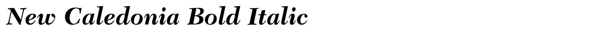 New Caledonia Bold Italic image